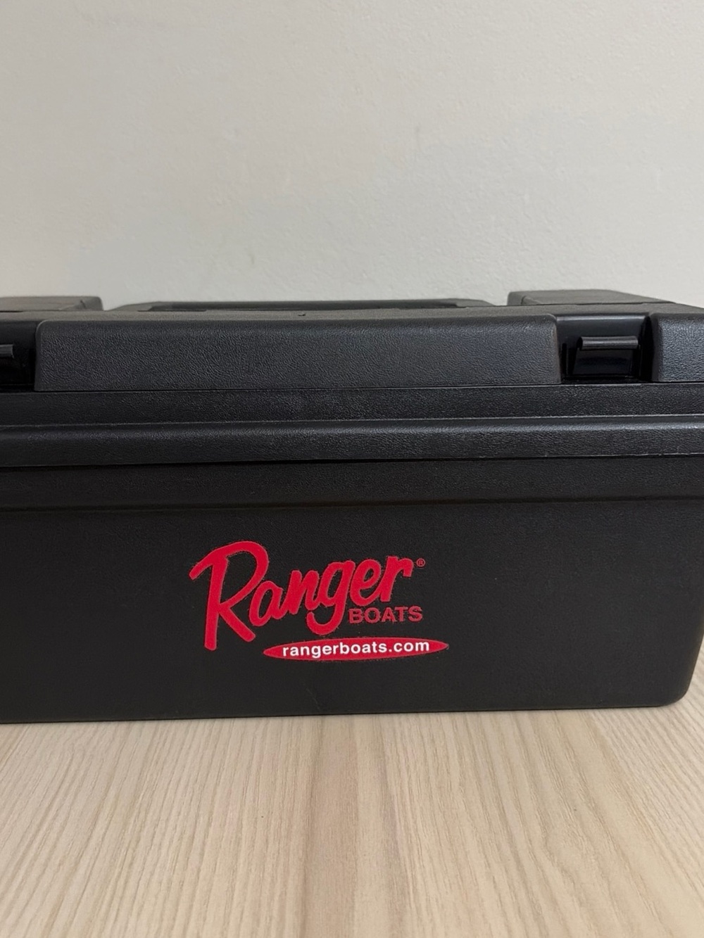 Ranger Boats New! Black Tackle Box with Red Logo